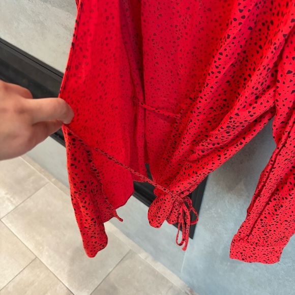 NWT Anthropologie Just Female Satori Wrap Blouse, Size S - Picture 8 of 15